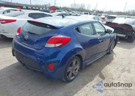 2015 Hyundai Veloster Turbo from USA, damaged, VIN KMHTC6AE1FU241628